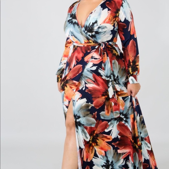 GOODTIME USA Dresses Goodtime Usa Plus Size Fall Maxi Dress Poshmark